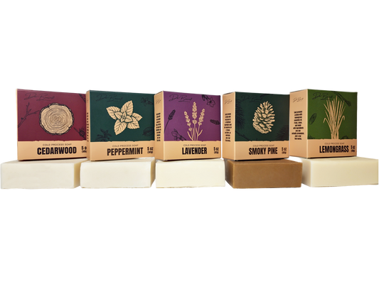 Dr. Bancroft's 5 Bar Cold-Process Tallow Soap Bundle